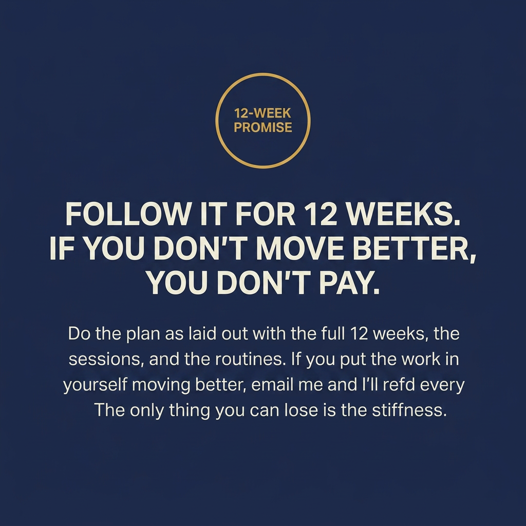 Owning the Long Game: Your 12 Week Pain-Free Plan